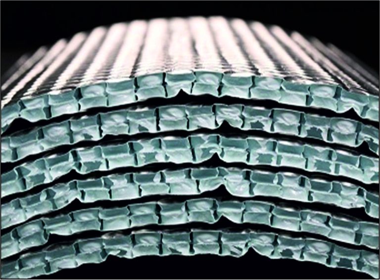 Double layer bubble aluminum foil insulation in India
